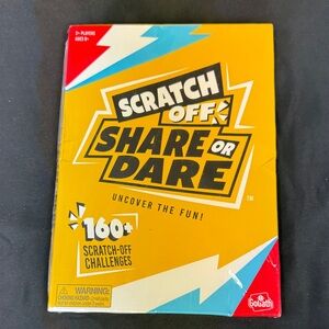 Goliath Scratch Off Share or Dare Game for 2 or more players ages 8 and up 160+